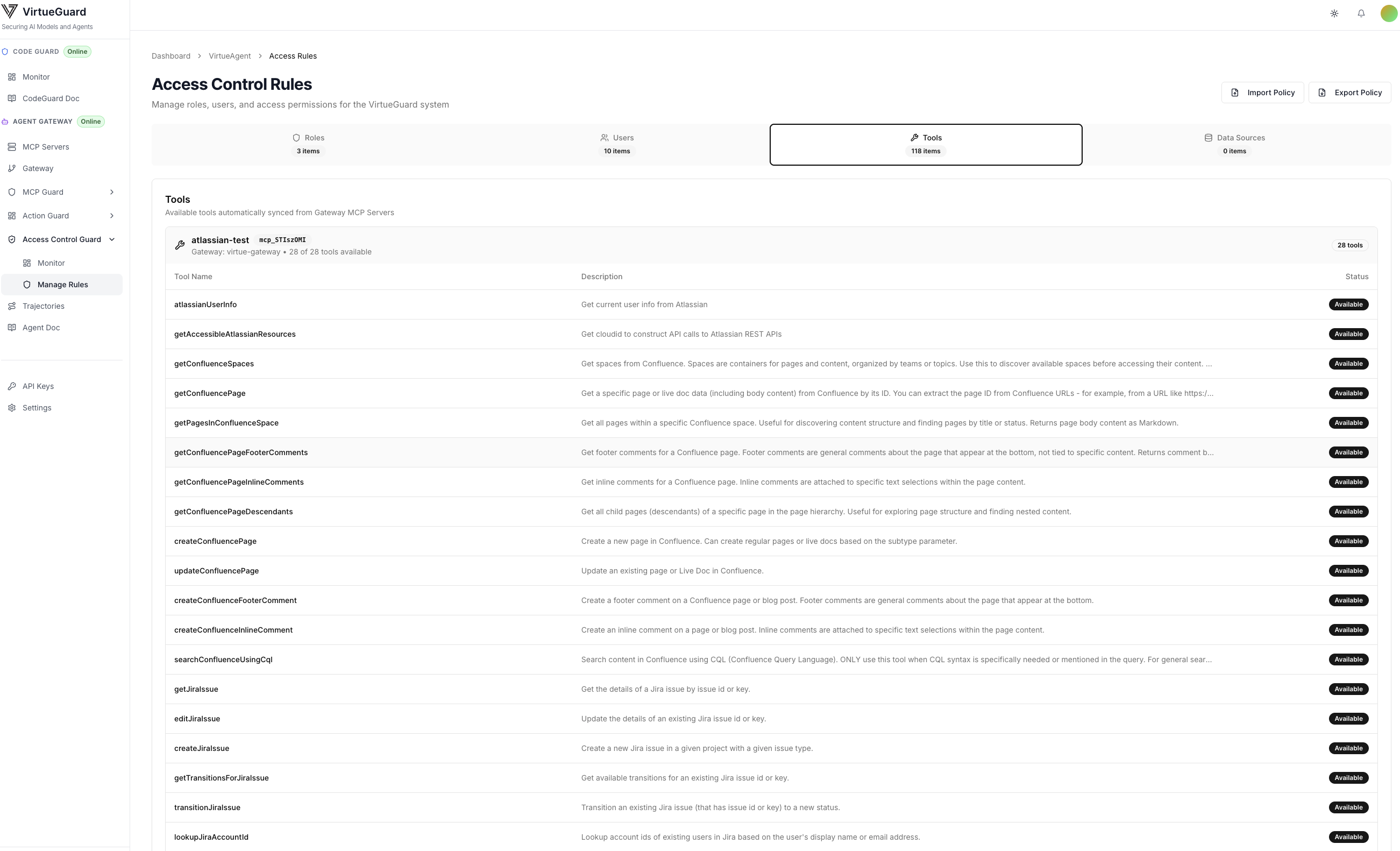 Configure Access Rules