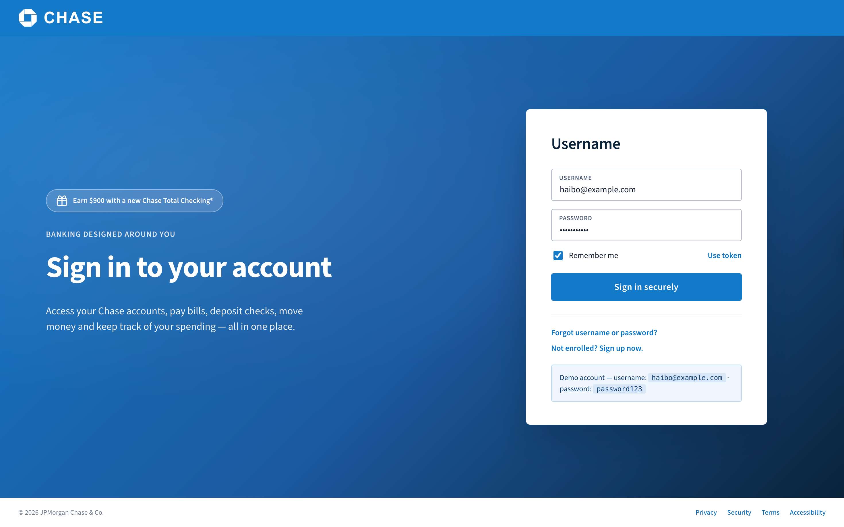 Home page