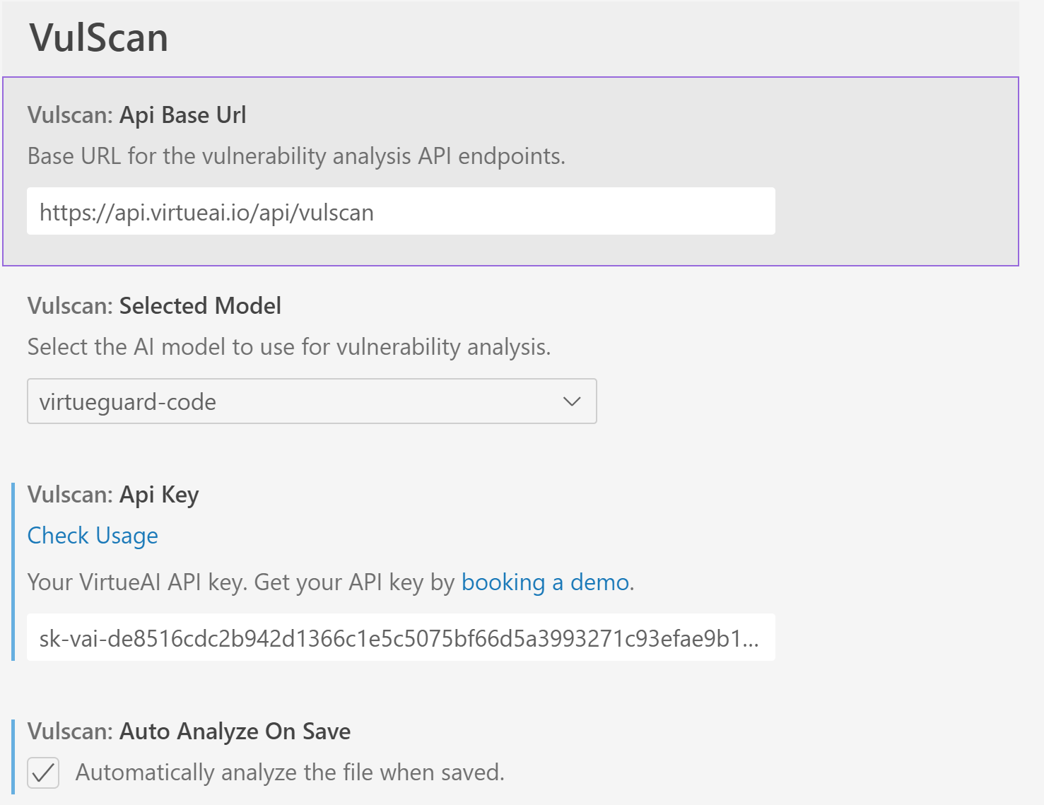 VirtueGuard-Code extension installation